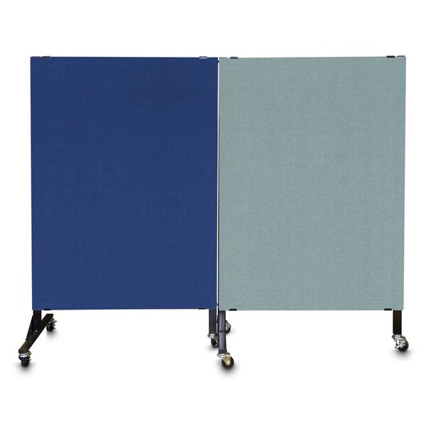 Enclosed Corkboard, 3 Door, 96"x48", 4" Fra